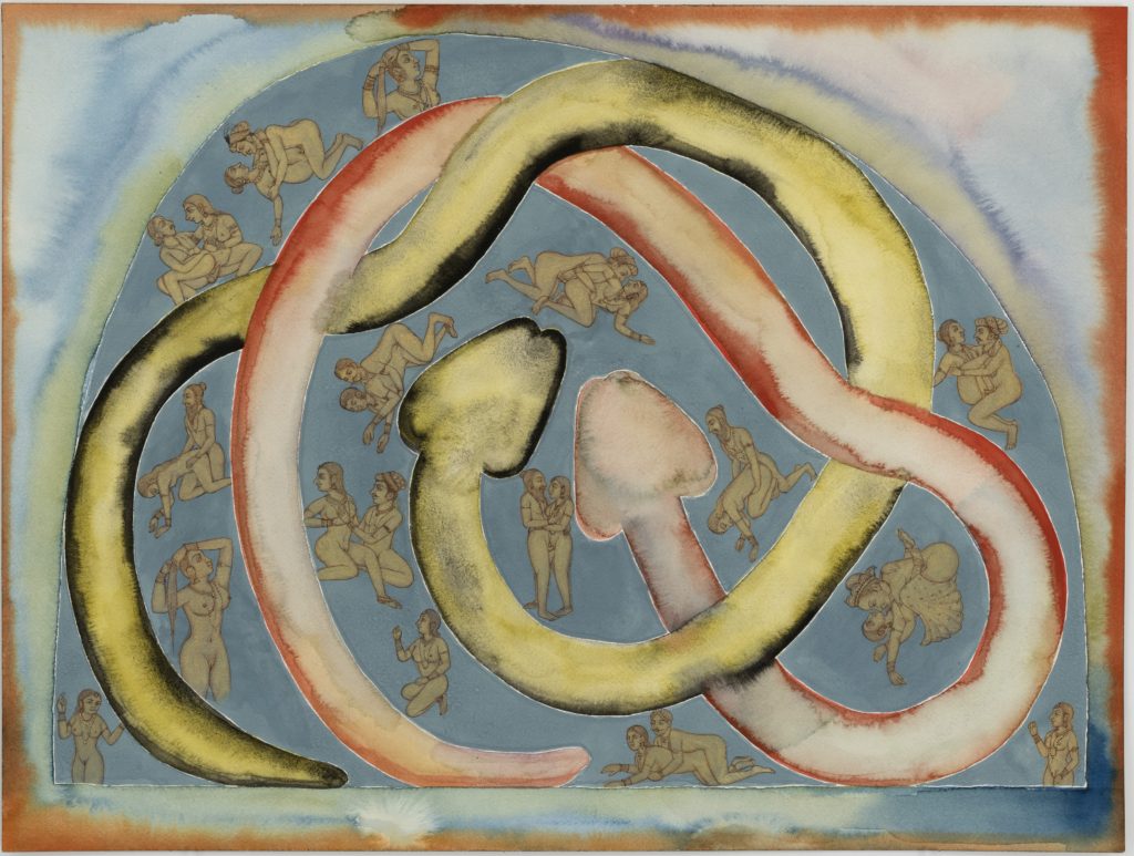 Watercolor by Francesco Clemente
