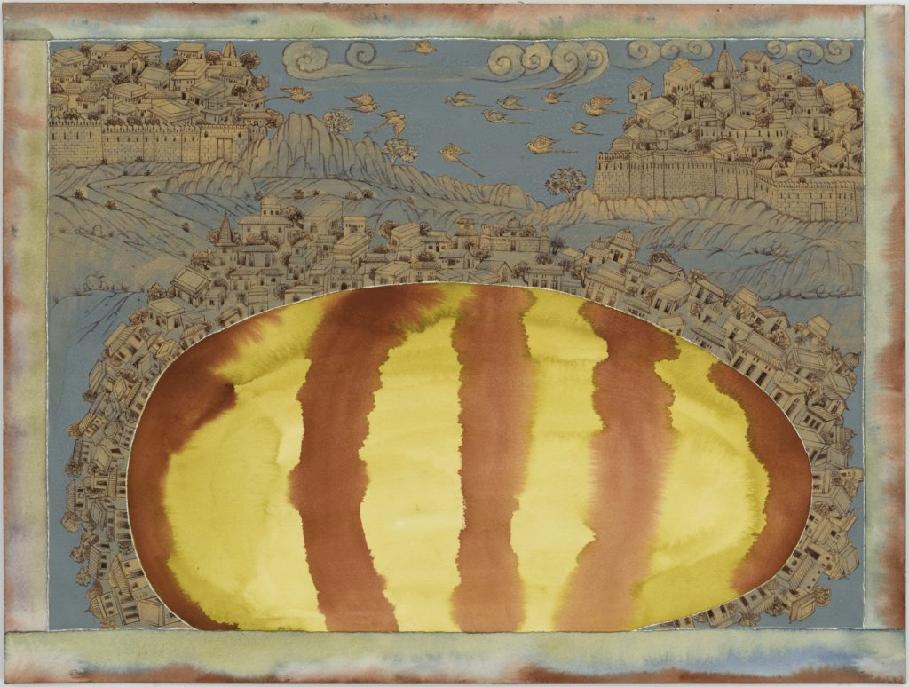 Watercolor by Francesco Clemente