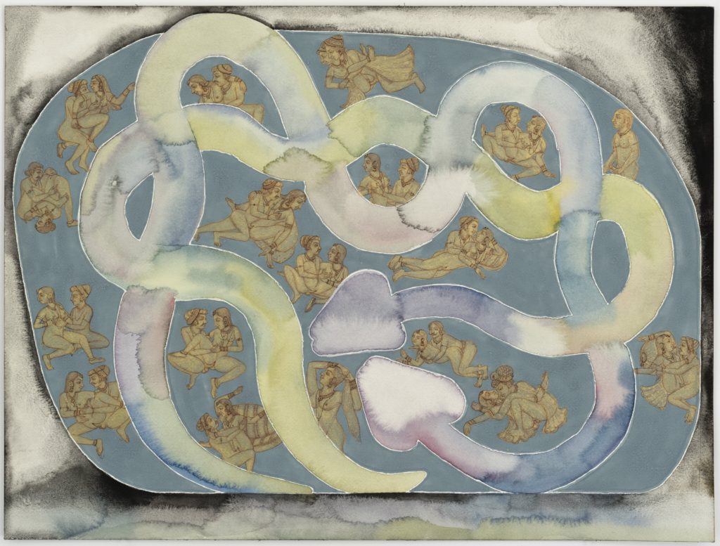 Watercolor by Francesco Clemente
