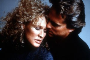 Glenn Close and Michael Douglas in 'Fatal Attraction'