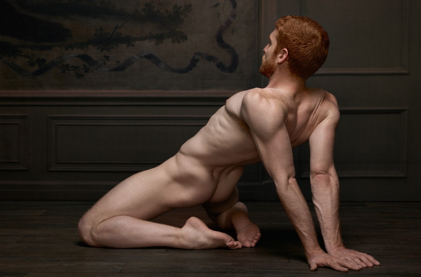 Erwin Olaf nude photograph of a redhead man