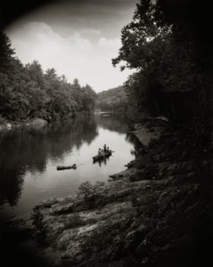 sally man print of the Maury River in Virginia