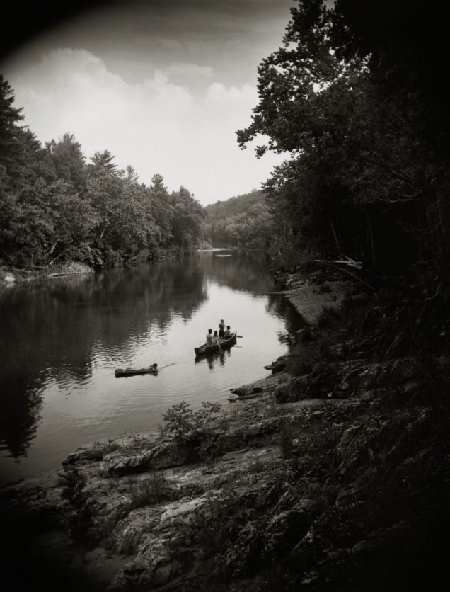 sally man print of the Maury River in Virginia