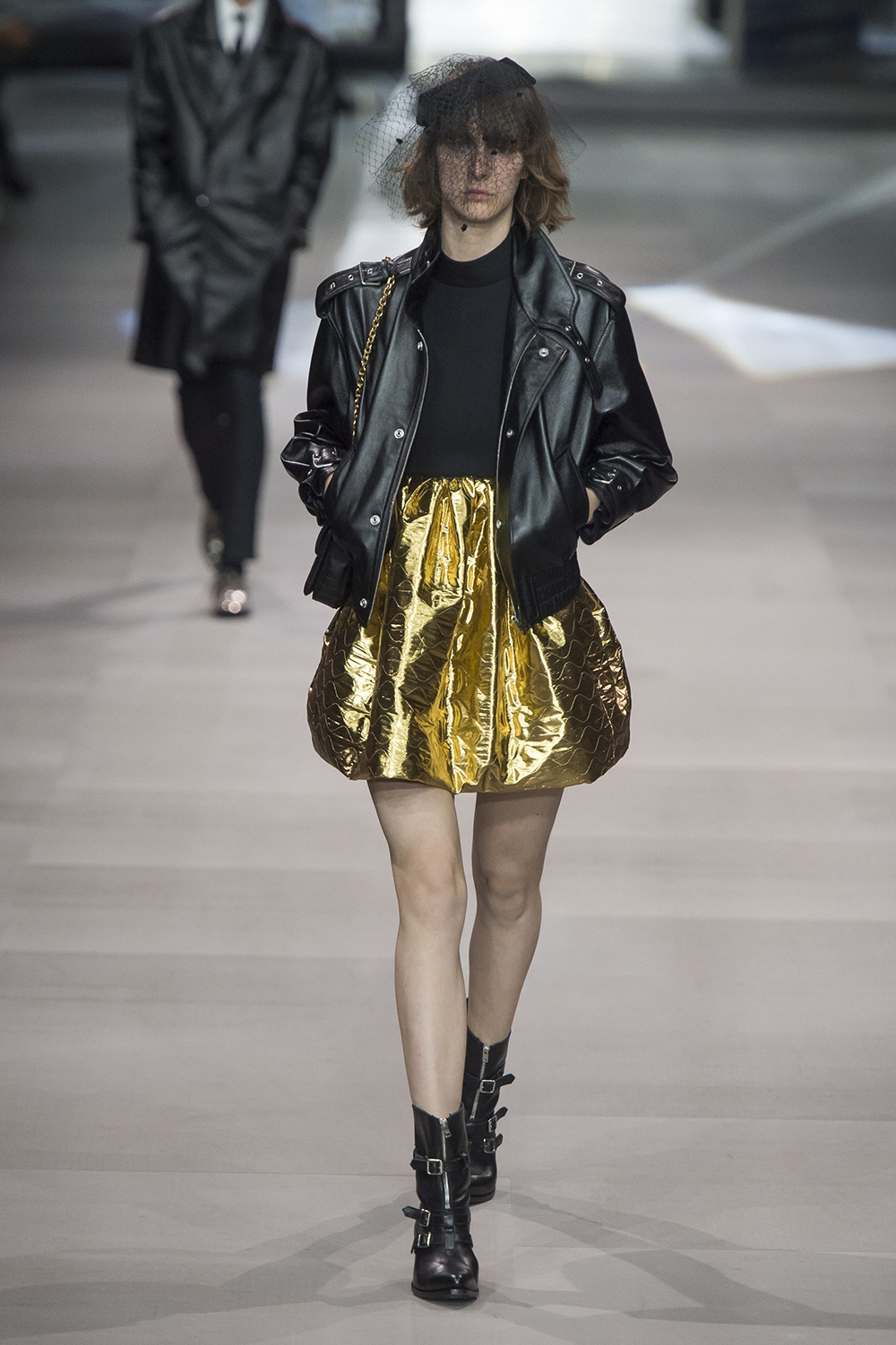 slimane fashion runway