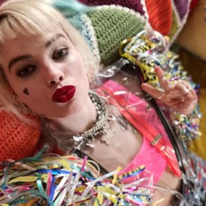 Margot Robbie reprising her role as Harley Quinn in Birds of Prey
