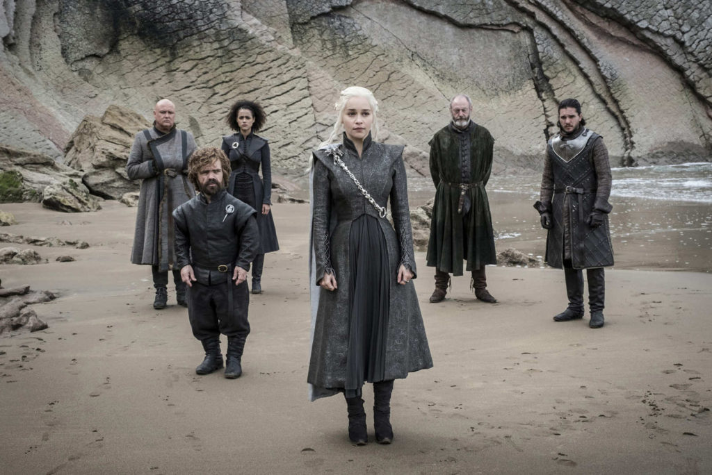 Game of Thrones Daenerys, Jon Snow, Tyrion Group Photo
