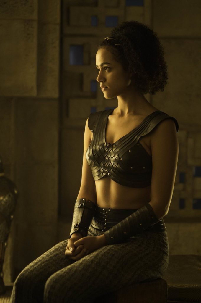 Game of Thrones Missandei Wearing Leather Halter