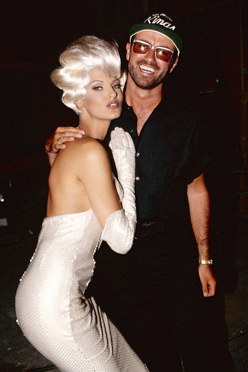 Linda Evangelista and George Micheal