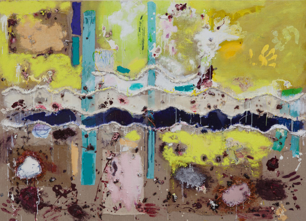 Painting by Joan Snyder