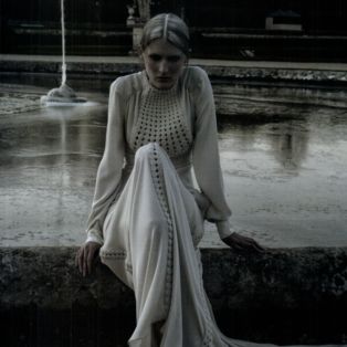 Valentino Haute Couture-Marie Piovesan By Deborah Turbeville For Vogue Italia-March 2012