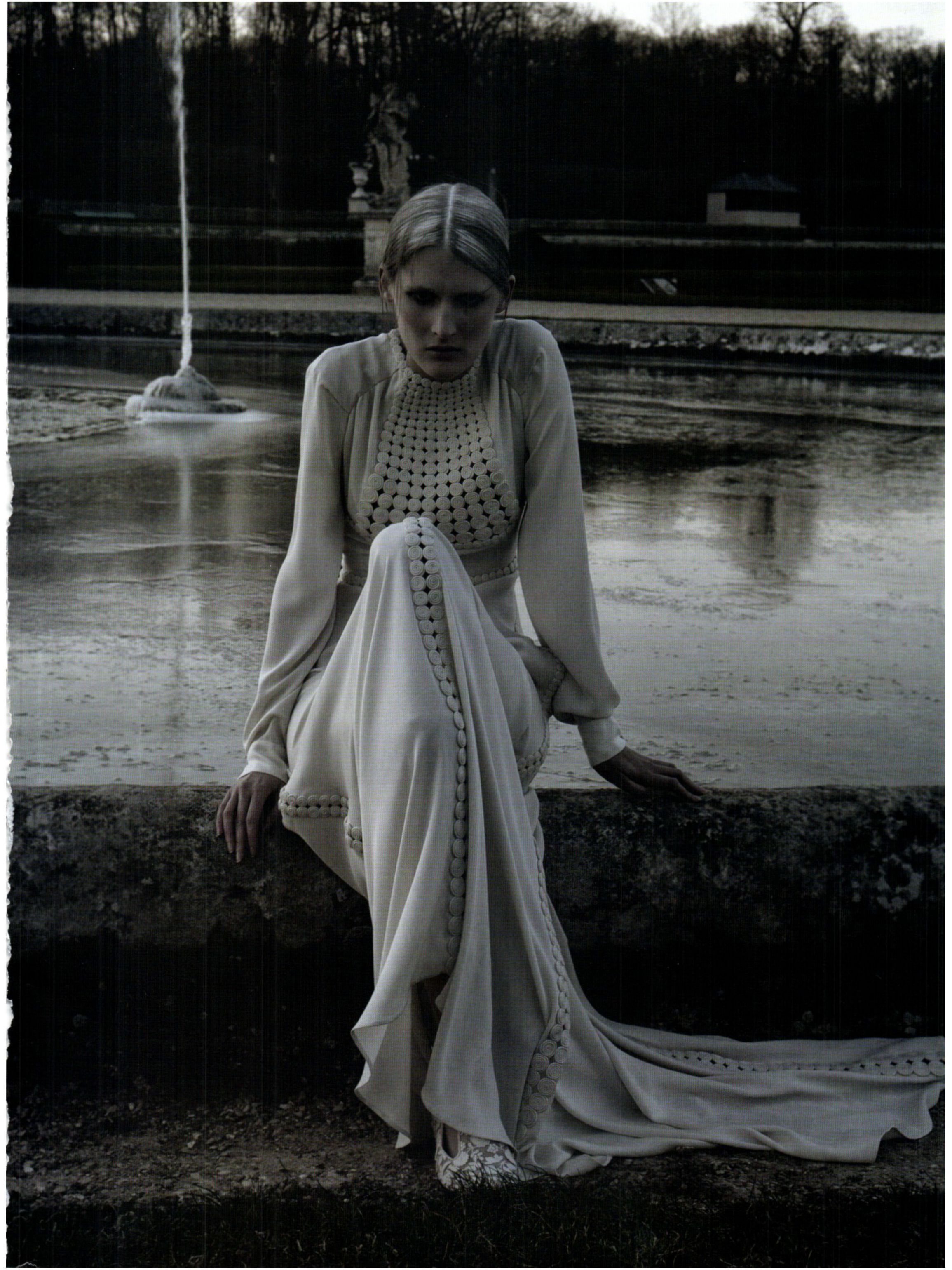 Valentino ad campaign from Vogue, shot by Deborah Turbeville