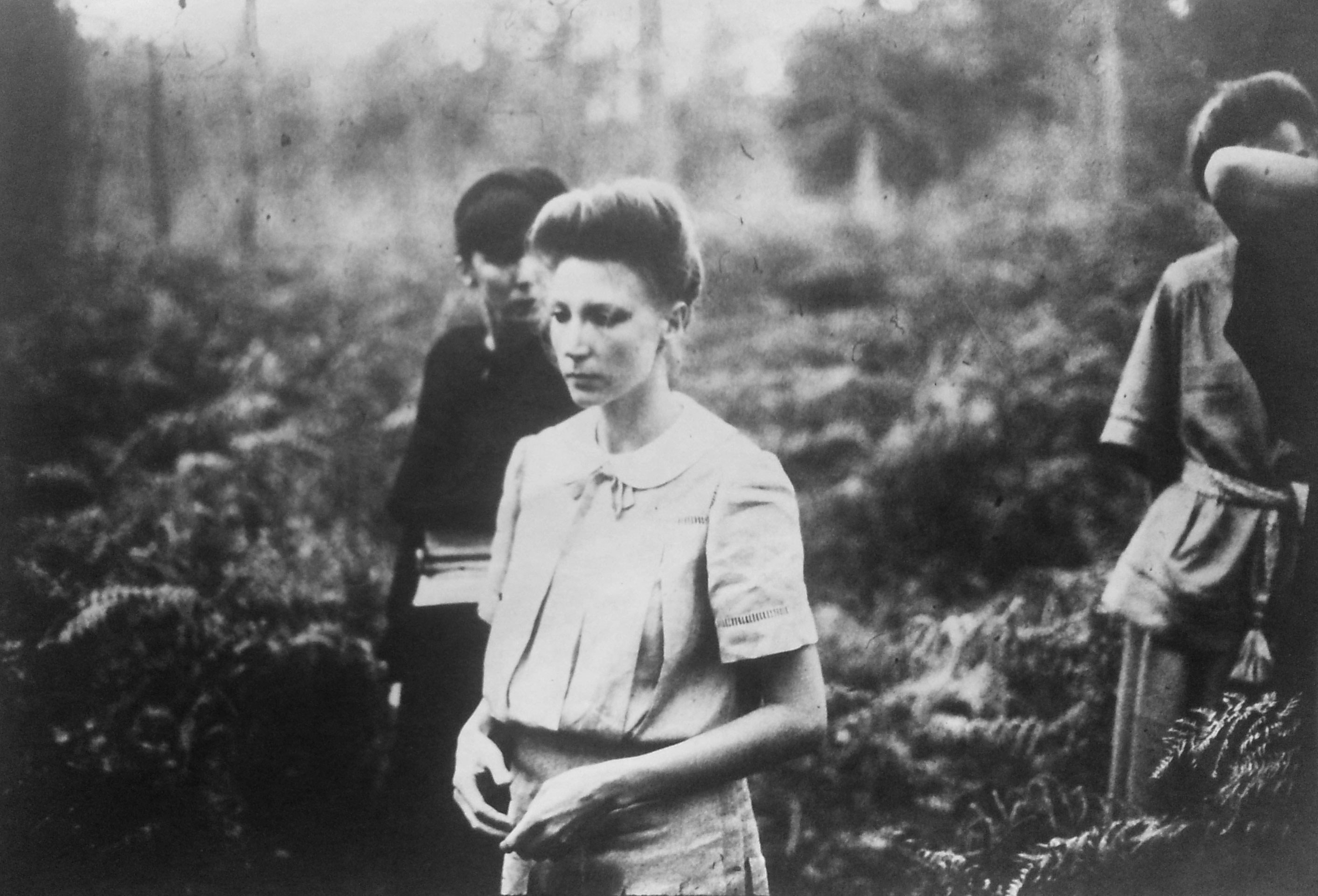 black and white photograph from Women in the Woods