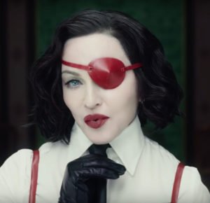 Madonna red eye patch