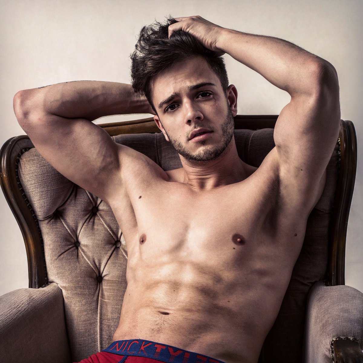 luca hanni shirtless sexy body