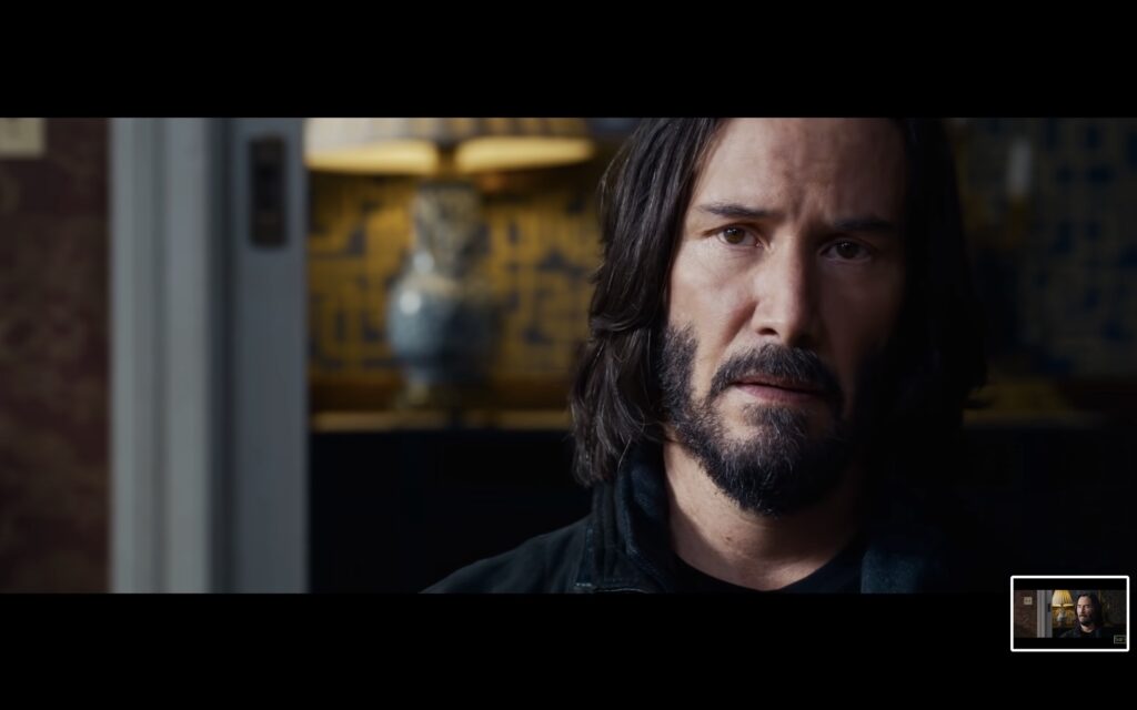 Keanu Reeves in Matrix Resurrections