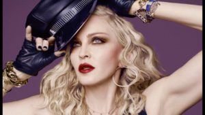 Madonna black hat