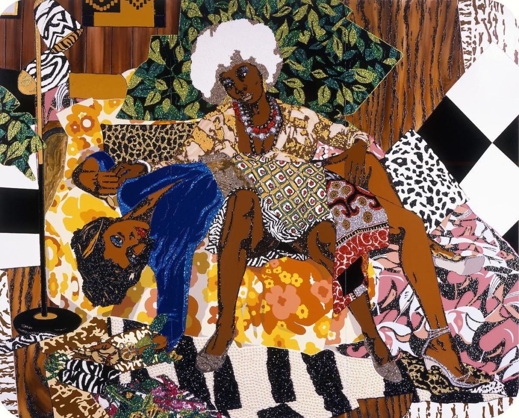 Painting by Mickalene Thomas