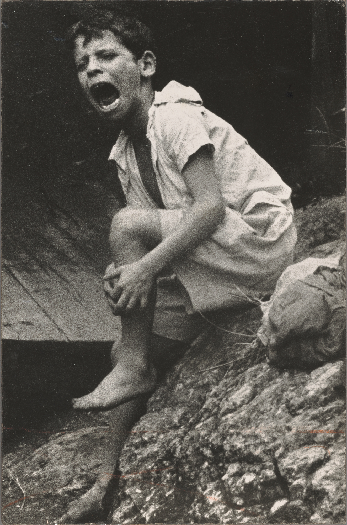 gordon parks boy screaming