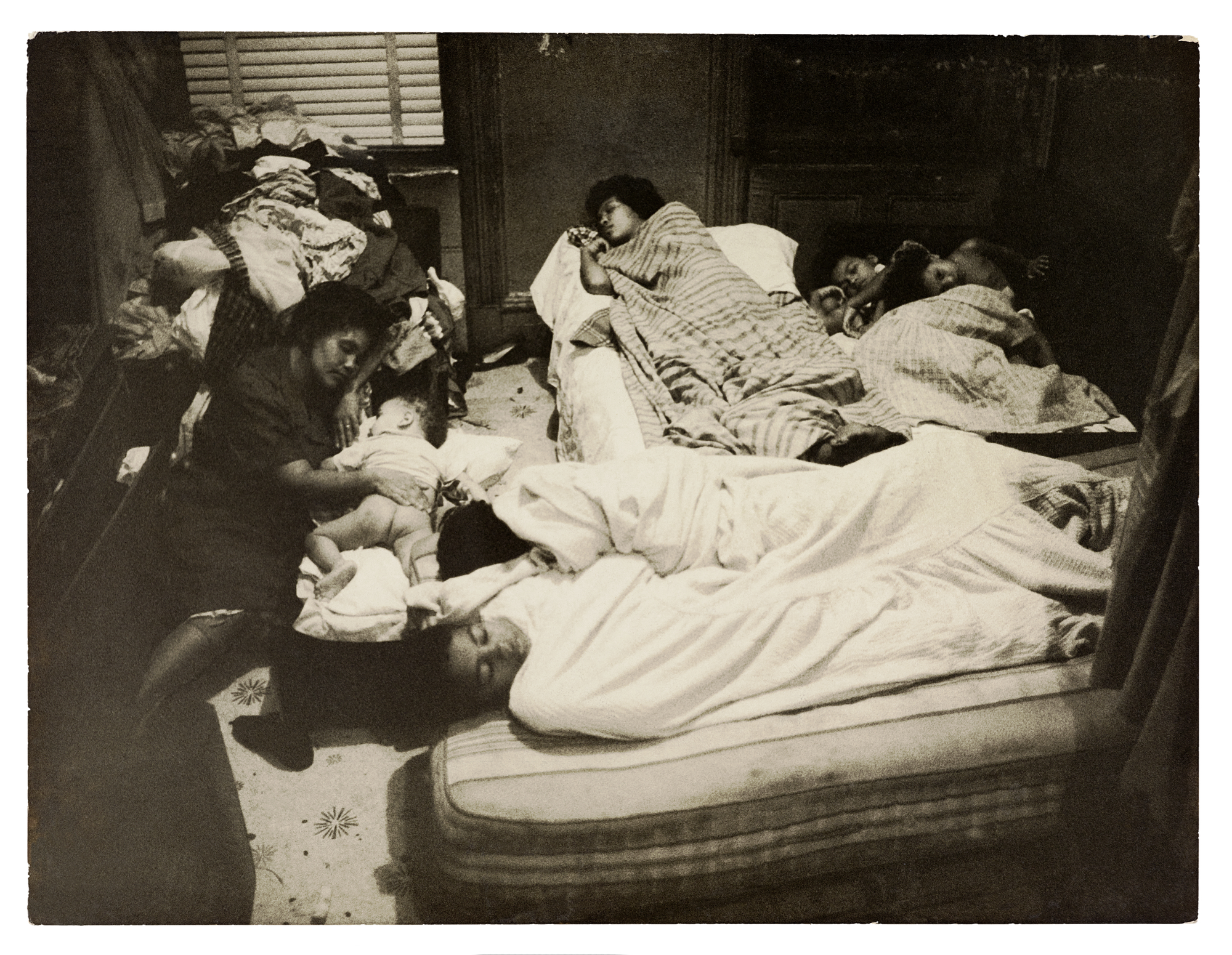 gordon parks family sleeping