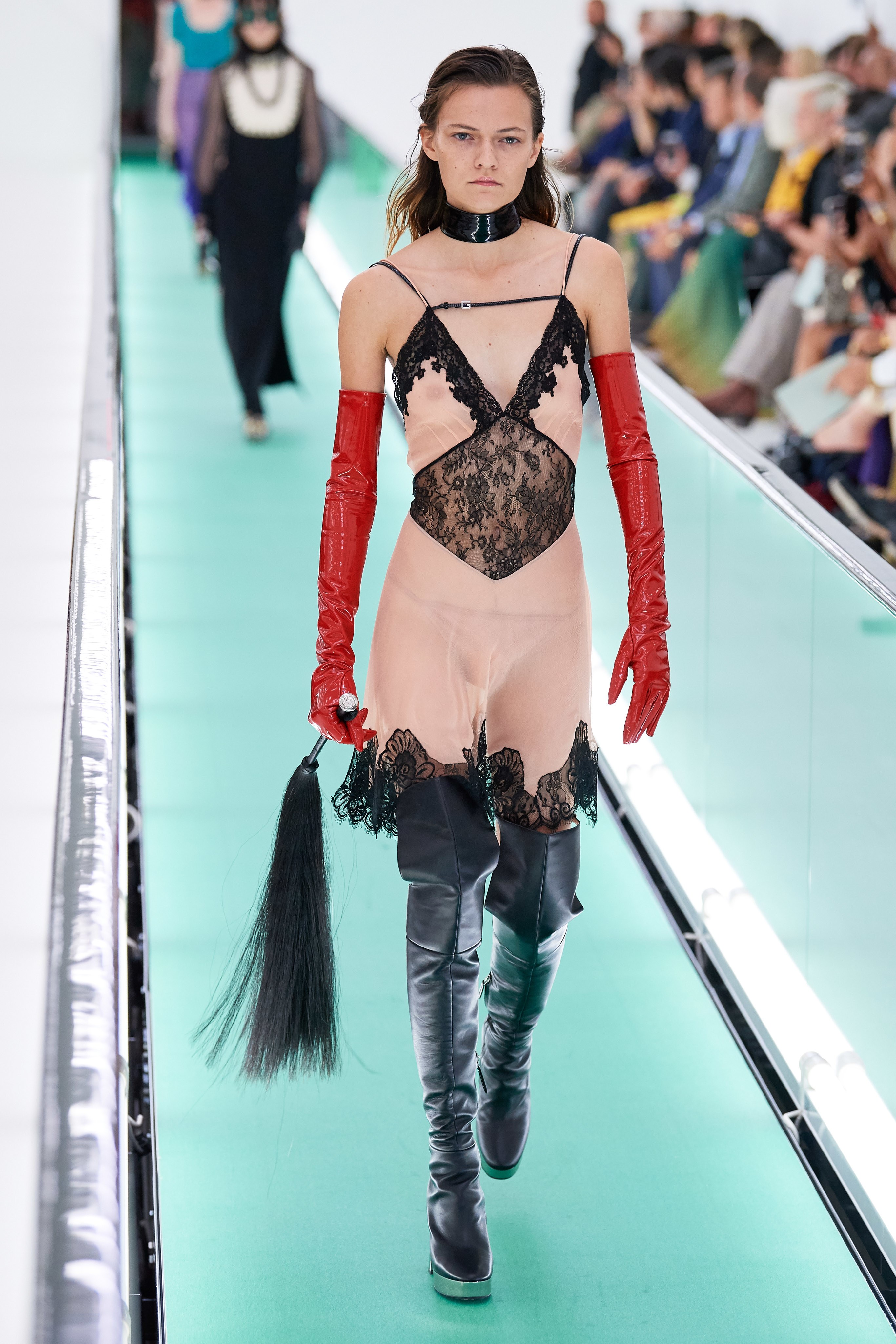 Gucci Runway Show SS 2020-pink negligee