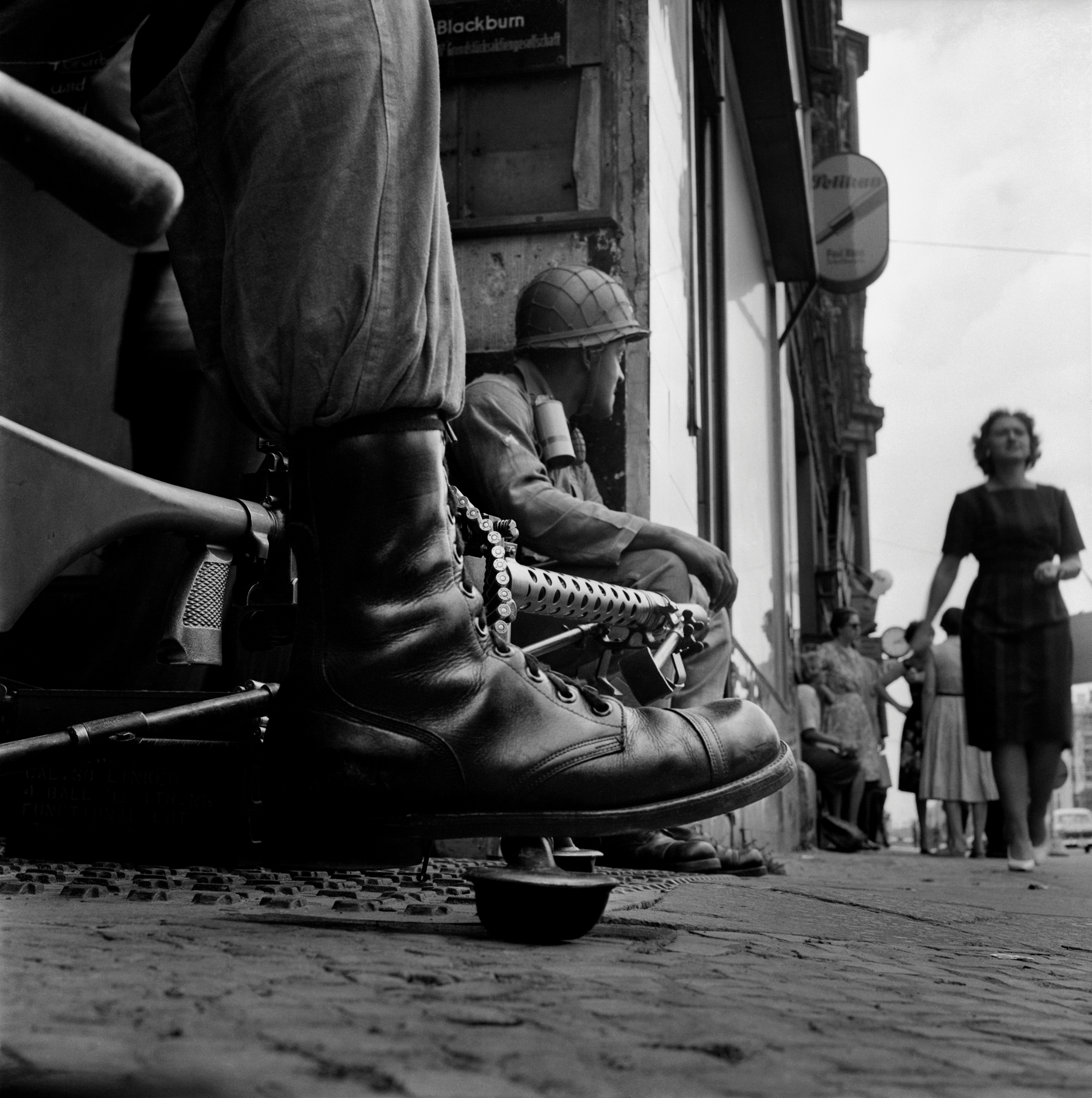 Near Checkpoint Charlie, Berlin, 1961 © Don McCullin