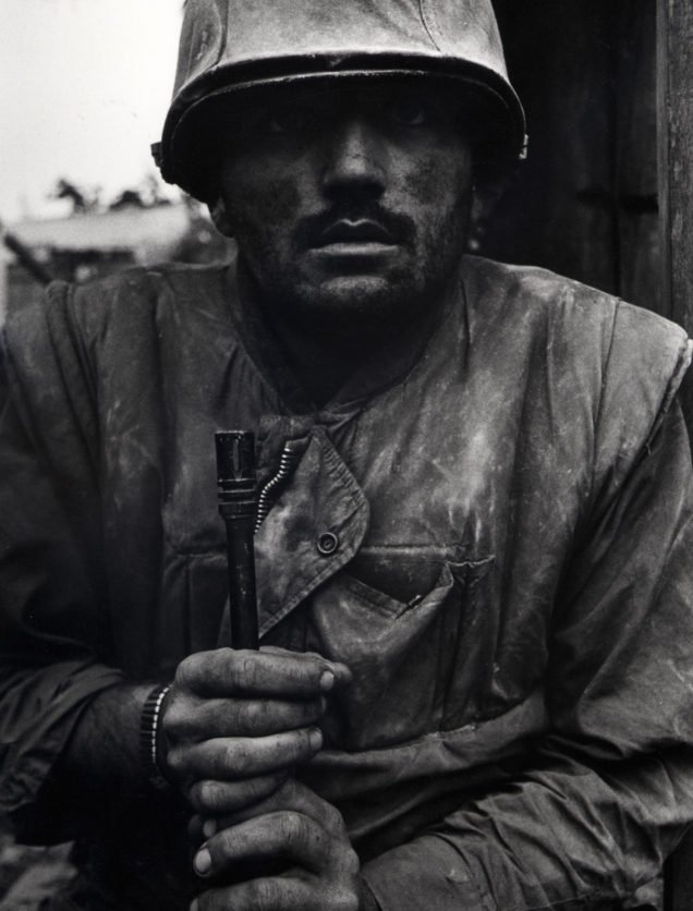Shell Shocked Marine, Hue, Vietnam, 1968 © Don McCullin