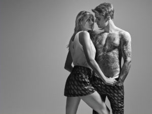 justin hailey bieber black and white