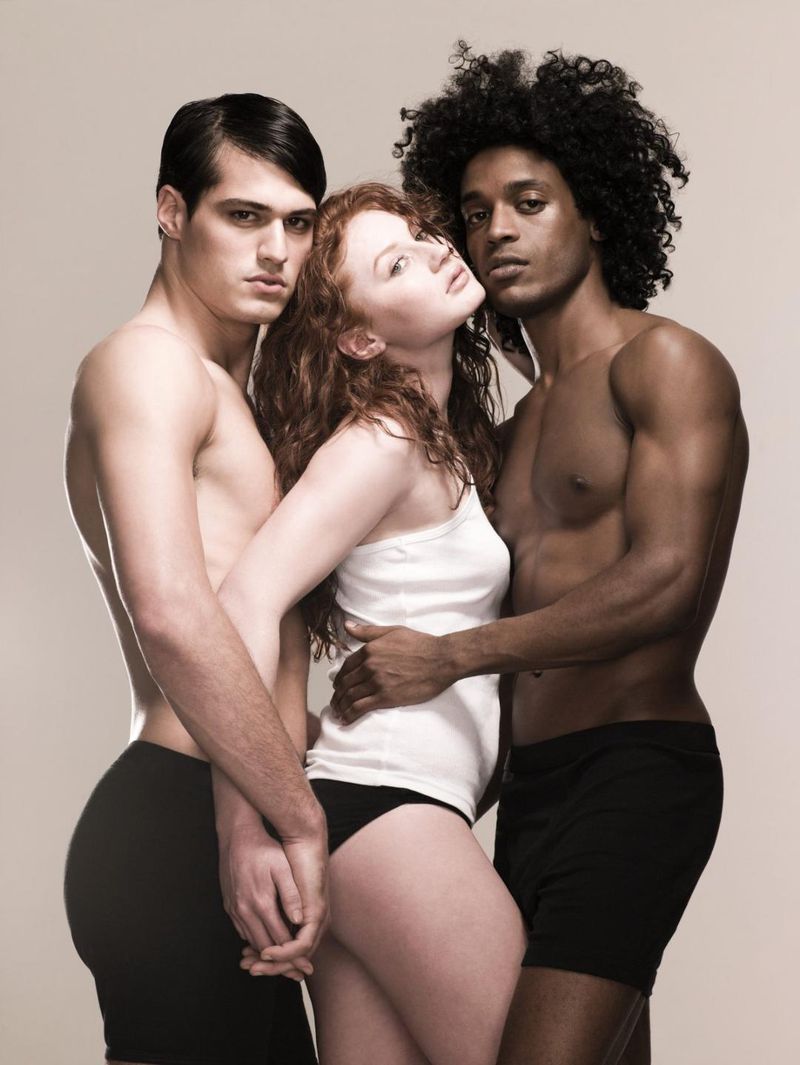two guys one girl