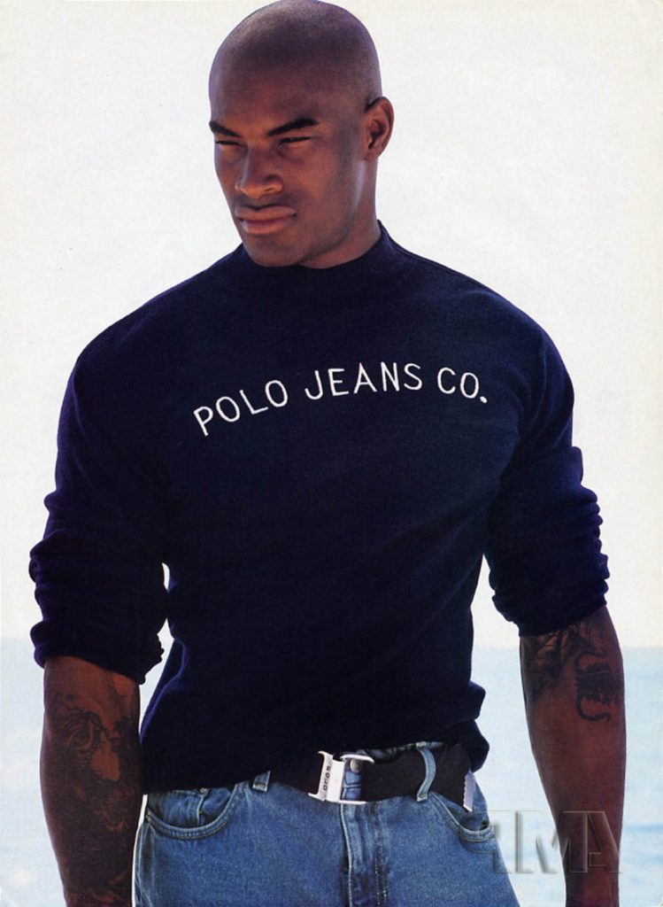 Tyson Beckford for polo jeans company