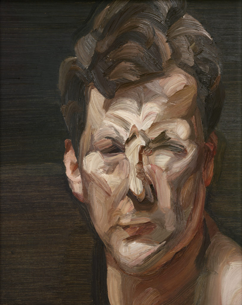 Man's Head (Self Portrait III) by Lucian Freud