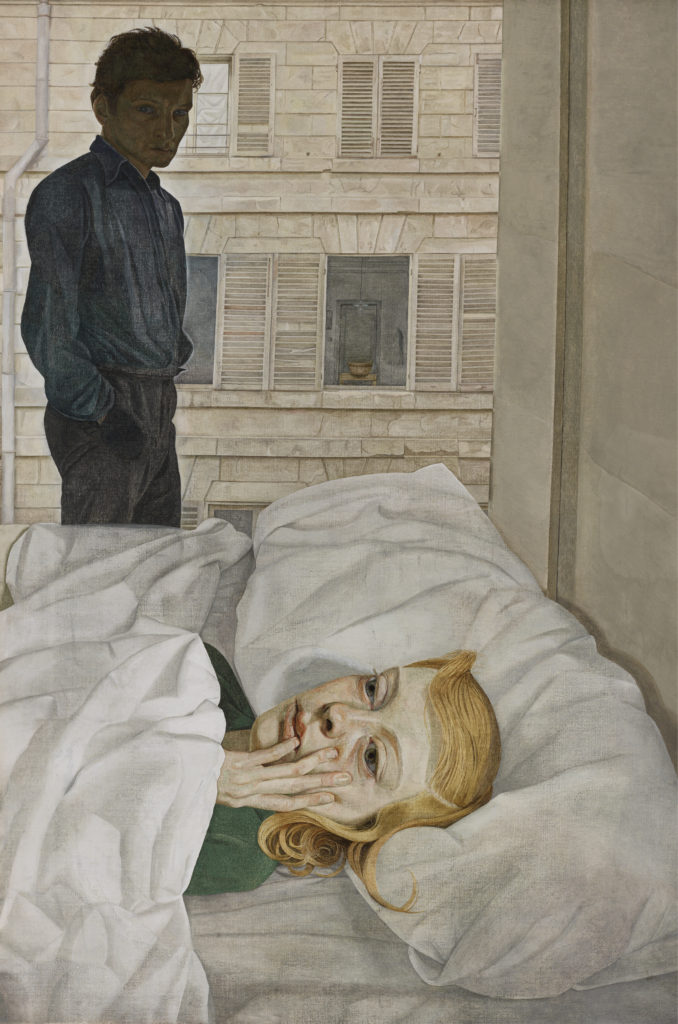 Hotel Bedroom by Lucian Freud