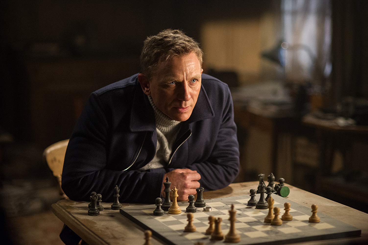 daniel craig james bond chess