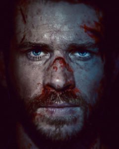 liam hemsworth bloody face
