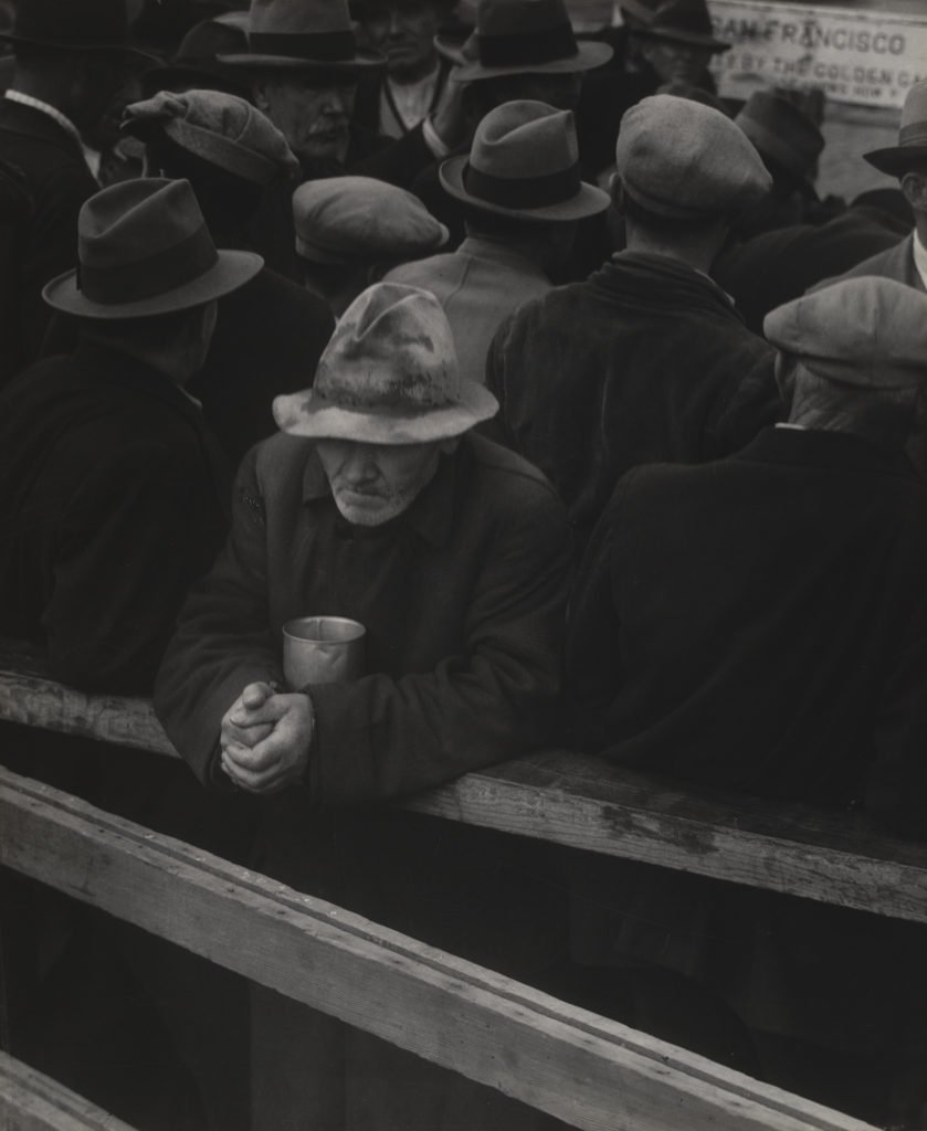 White Angel Bread Line, San Francisco. 1933. Dorothea Lange, Courtesy The Museum of Modern Art, New York.