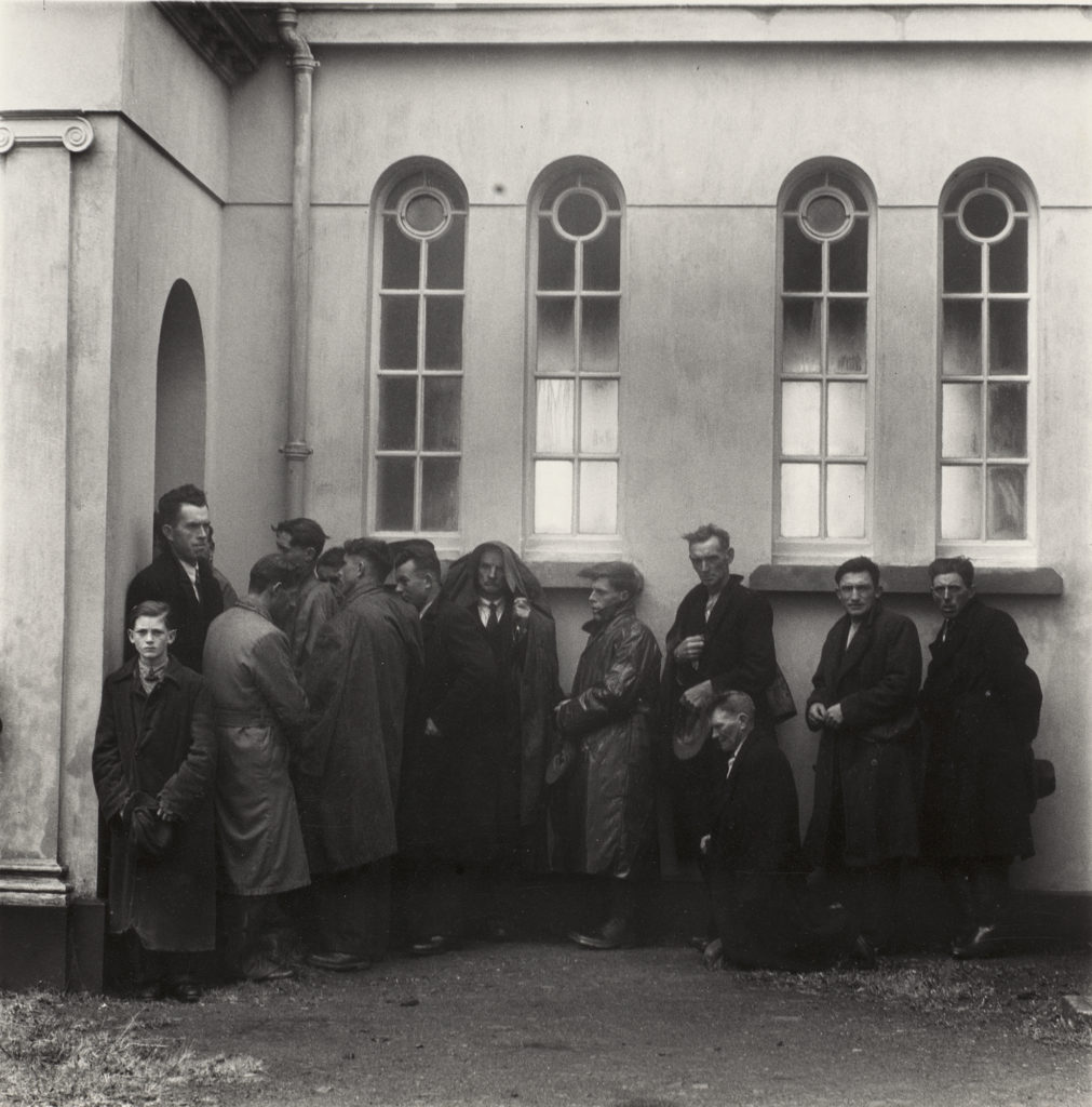 The Church is Full; near Inagh, County Clare. 1954. Dorothea Lange, courtesy The Museum of Modern Art