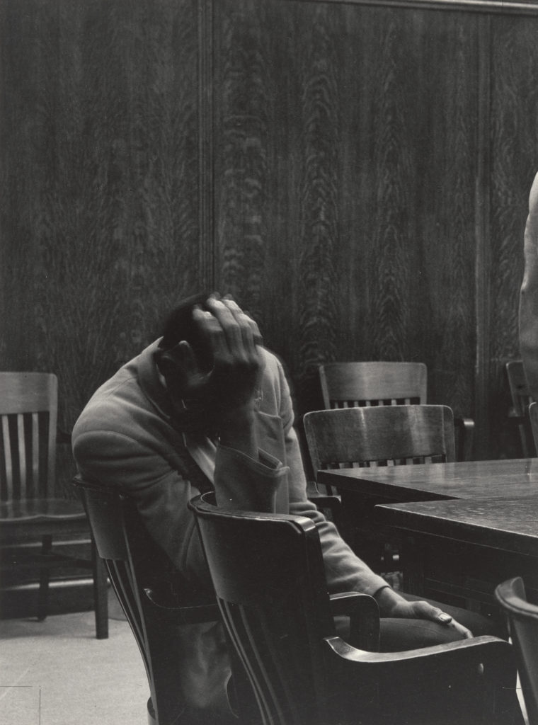 The Defendant, Alameda County Courthouse, California. 1957. Dorothea Lange, courtesy The Museum of Modern Art