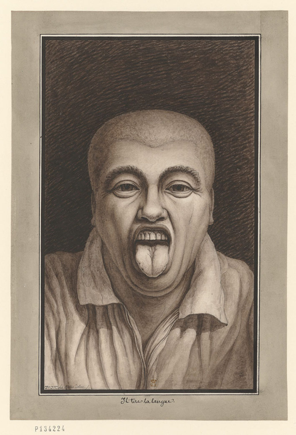 Lequeu, He Sticks Out Tongue