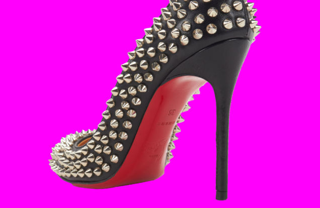 Louboutin spiked heels