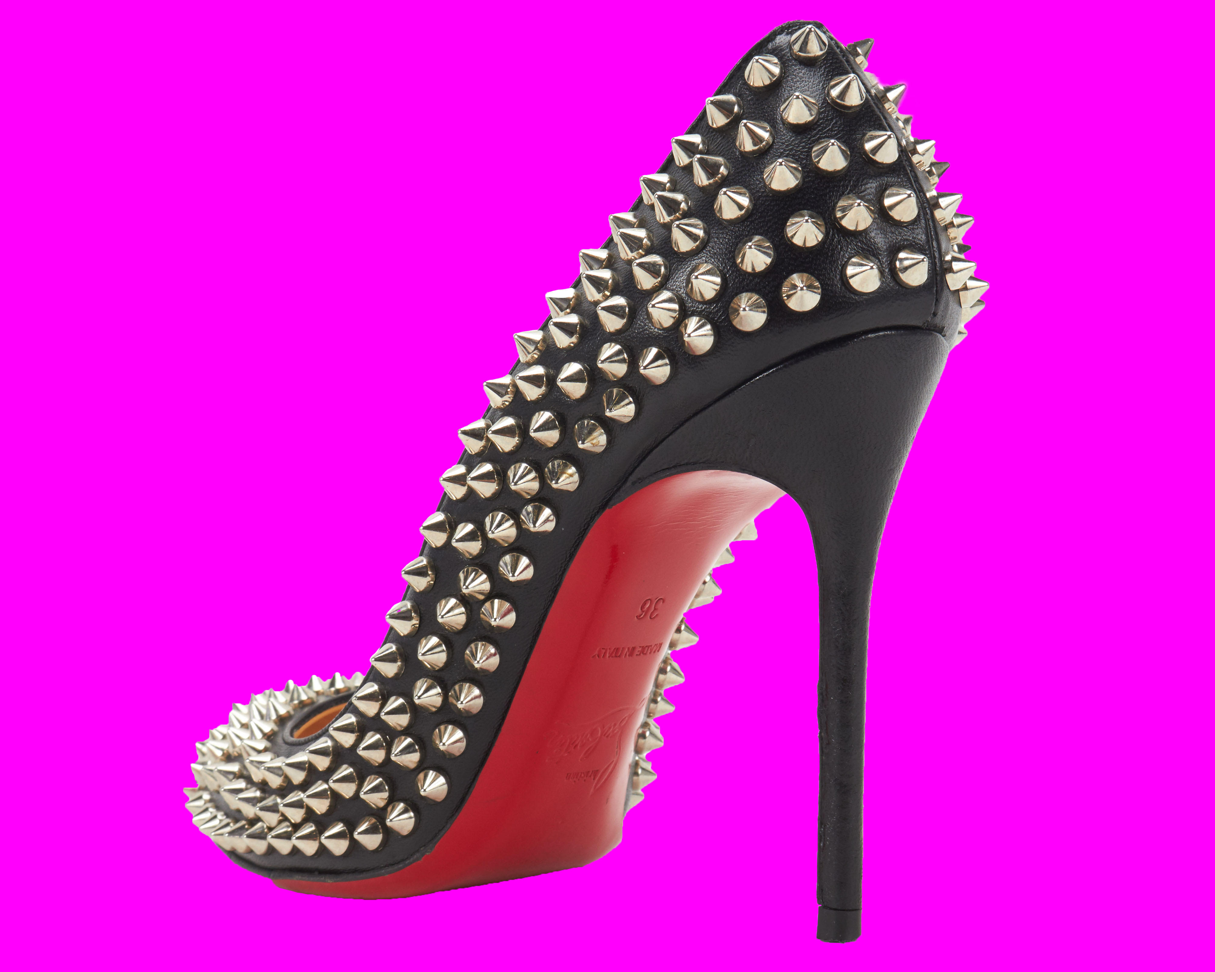 Louboutin spiked heels