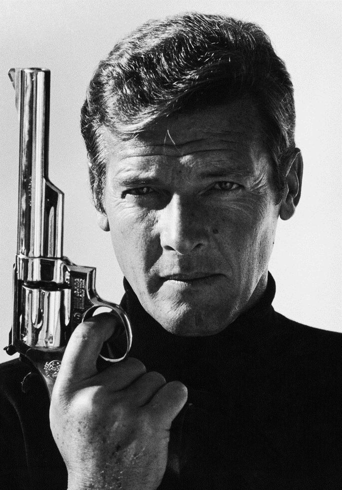 Roger Moore as James Bond by Terry O'Neill Courtesy of The Morrison Hotel Gallery
