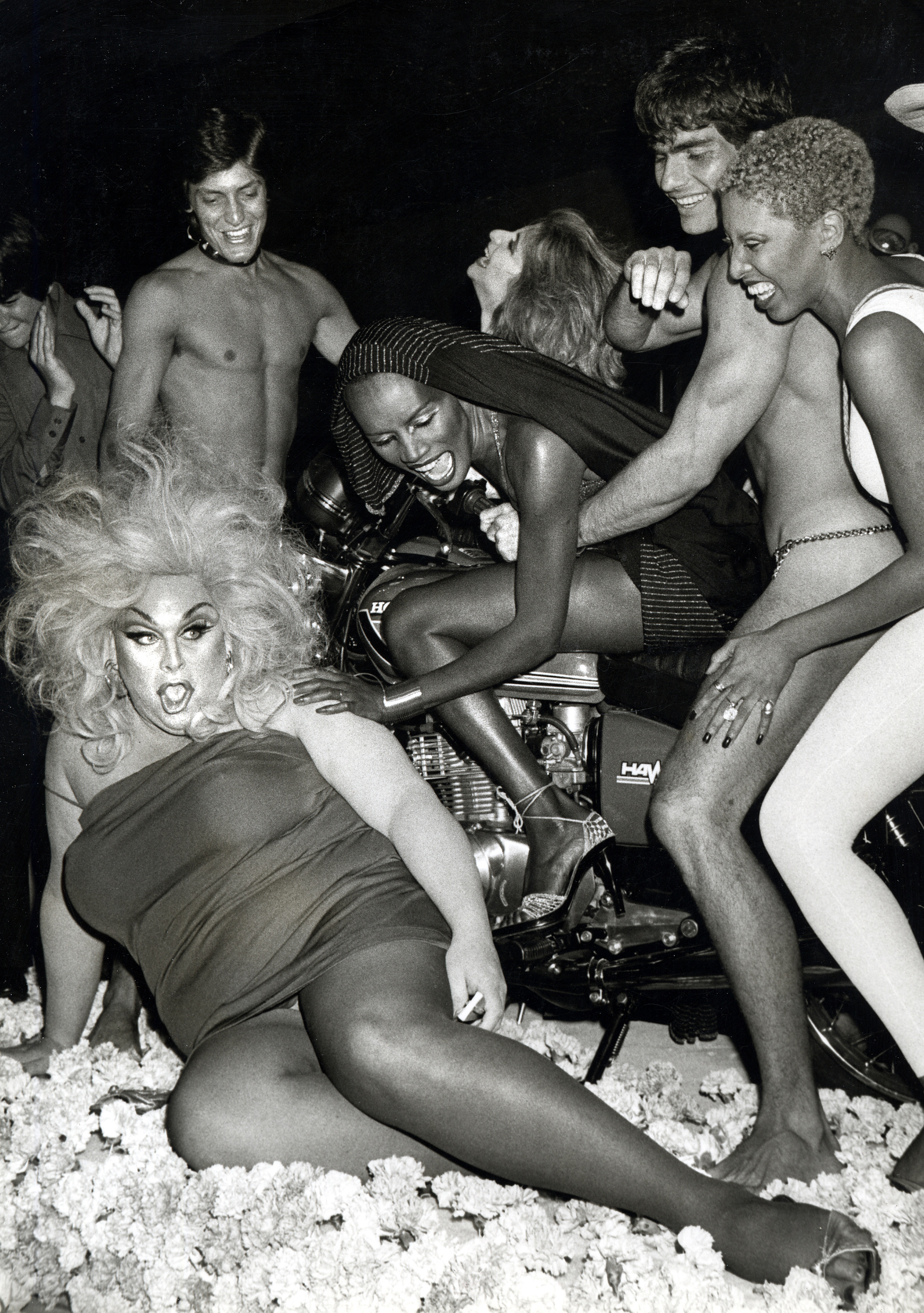 Ron Galella, Divine, Grace Jones and Nona Hendryx