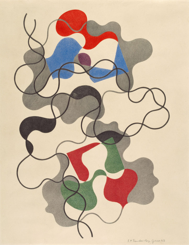 Sophie Taeuber Arp - Lignes dété; courtesy MOMA
