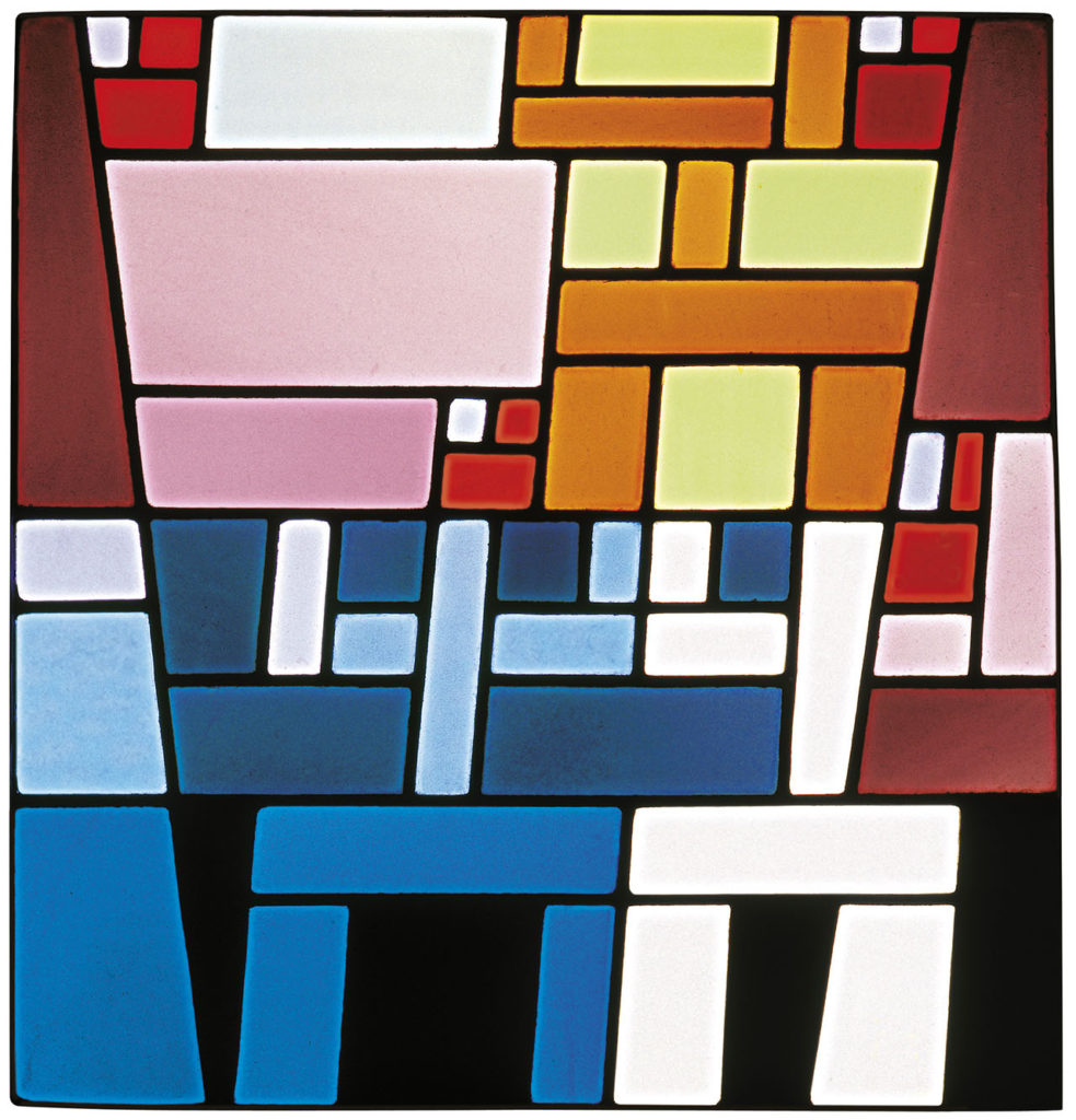 Sophie Taeuber Arp - Vitrail Composition abstraite désaxée; courtesy MOMA