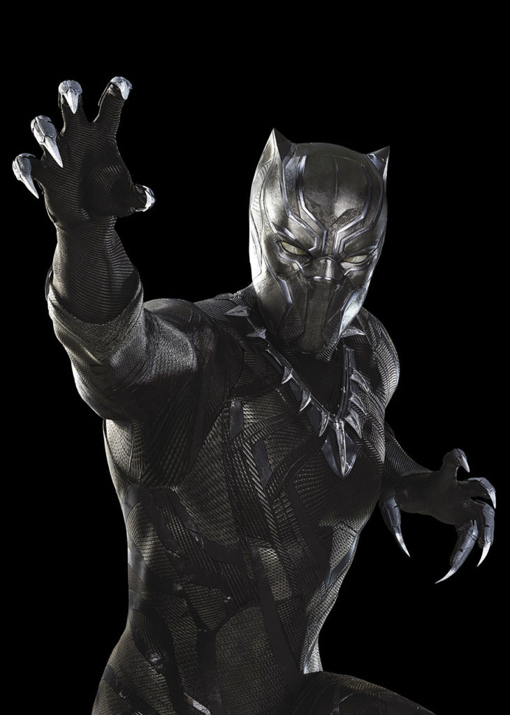 Chadwick Boseman as Black Panther