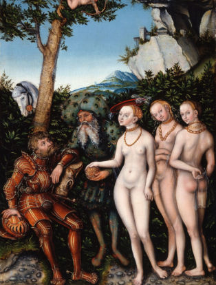 Lucas Cranach - The Elder Judgement of Paris