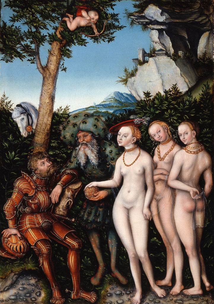 Lucas Cranach - The Elder Judgement of Paris
