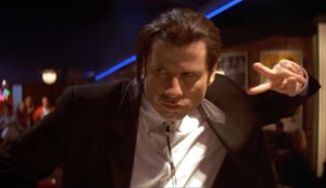 John Travolta in Pulp Fiction