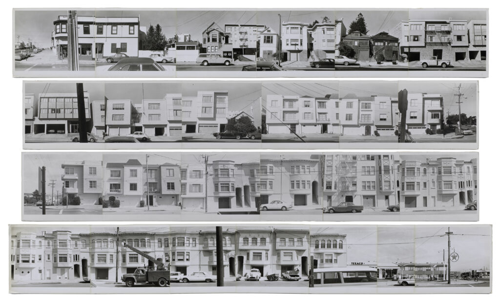 Lew Thomas, 34th Avenue Between Geary and Clement, 1972; San Francisco Museum of Modern Art, gift of Jane and Larry Reed; © Lew Thomas