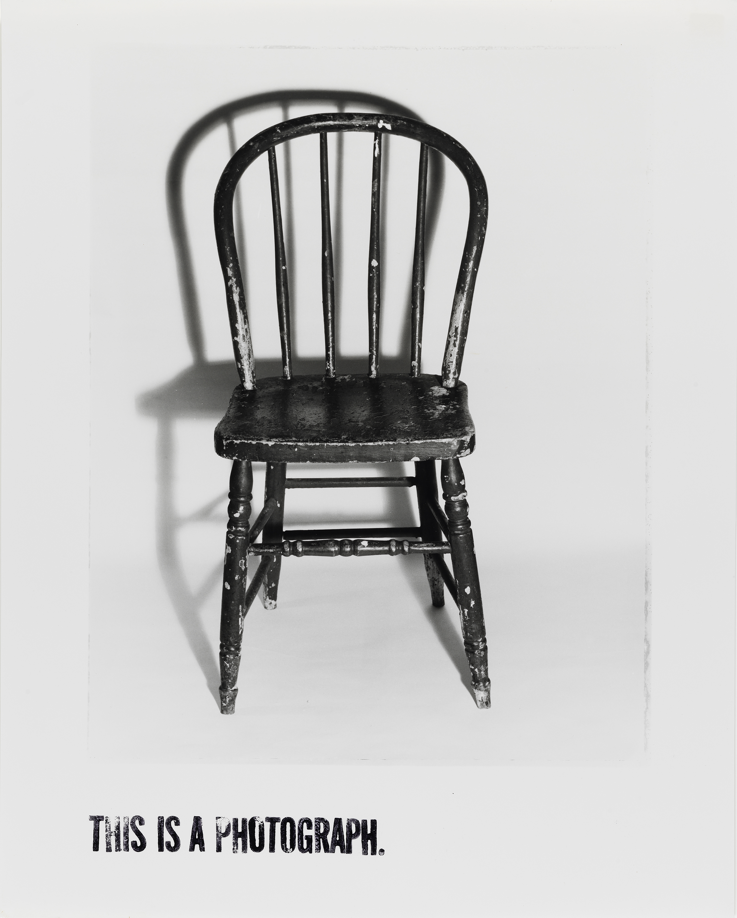 Donna-Lee Phillips, This is a Photograph, from 100 Small Chairs, More or Less, 1981; San Francisco Museum of Modern Art, Accessions Committee Fund purchase; © Donna-Lee Phillips