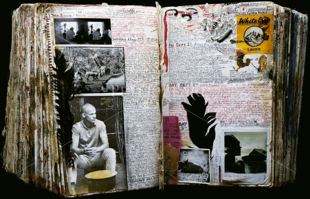 Diary Pages - Peter Beard
